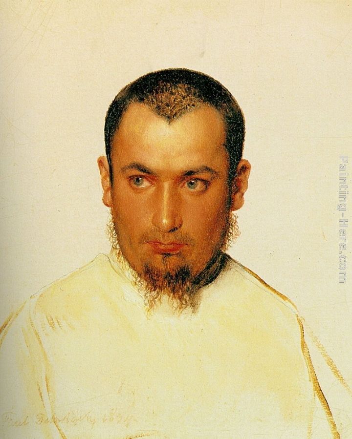 Paul Delaroche Head of a Camoldine Monk